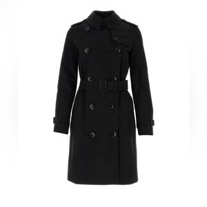Burberry Sandringham Cashmere Coat – Black (US 4)